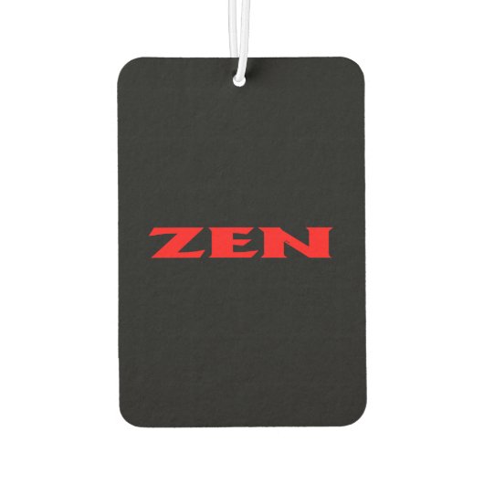 全赤黒車の空気清浄剤 カーエアーフレッシュナー (裏面)