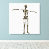 全身の女性イラストレーション キャンバスプリント (インサイチュ (ウッドフロア))