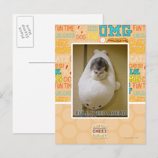 全速前進 ポストカード (正面/裏面)