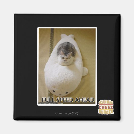 全速前進 マグネット (正面)