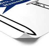 全速力で打つ ポスター (角)