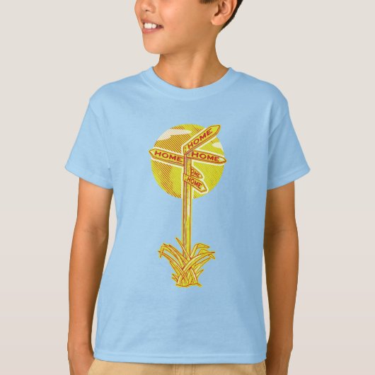 全道路が帰路を引く Tシャツ (正面)