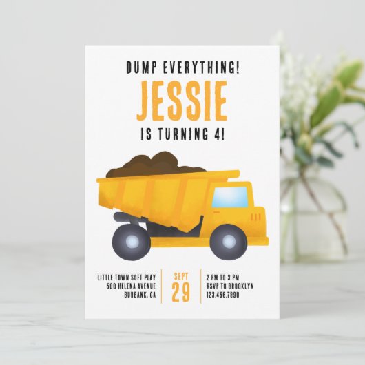 全部捨てろ!建築誕生日パーティー 招待状 (スタンド正面)