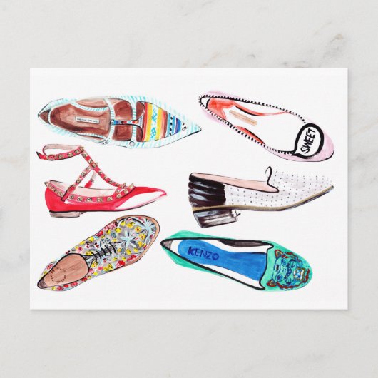 全部靴だ! ポストカード (正面)