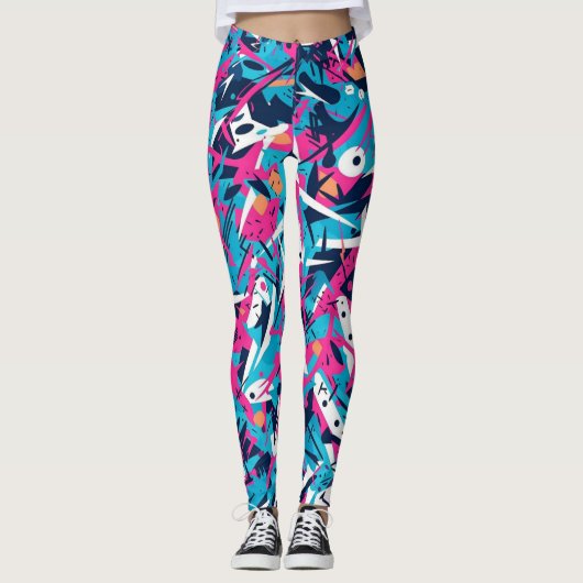 全長レギンスModelは5'10"で、A レギンス (正面)