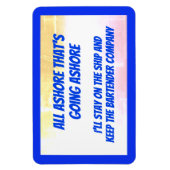 全陸おもしろいのステートルームのドアマーカー マグネット (縦)