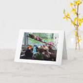 全集団が嬉しい*16誕生日* カード (黄色い花)