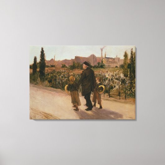 全霊の日, c.1882 キャンバスプリント (正面)