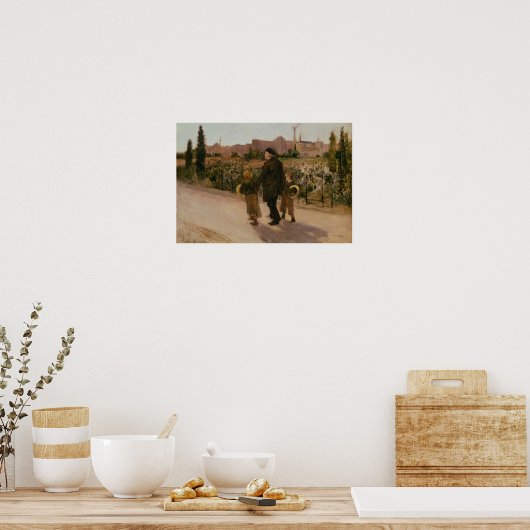 全霊の日， c.1882 ポスター (キッチン)