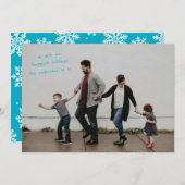 全面写真のモダンデザイン シーズンカード (正面/裏面)