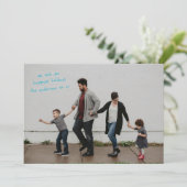 全面写真のモダンデザイン シーズンカード (スタンド正面)