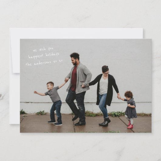 全面写真のモダンデザイン シーズンカード (正面)