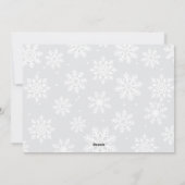 全面写真のモダンデザイン シーズンカード (裏面)