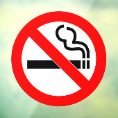 全面禁煙の家または職場にしよう ウィンドウサイン (シート3)