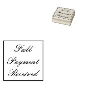 「全額お支払い済み」ゴム印 ラバースタンプ (押印)