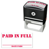 「全額お支払い」ゴム・スタンプ セルフインキングスタンプ (インサイチュ)