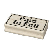 全額で支払う。 ラバースタンプ (スタンプ)