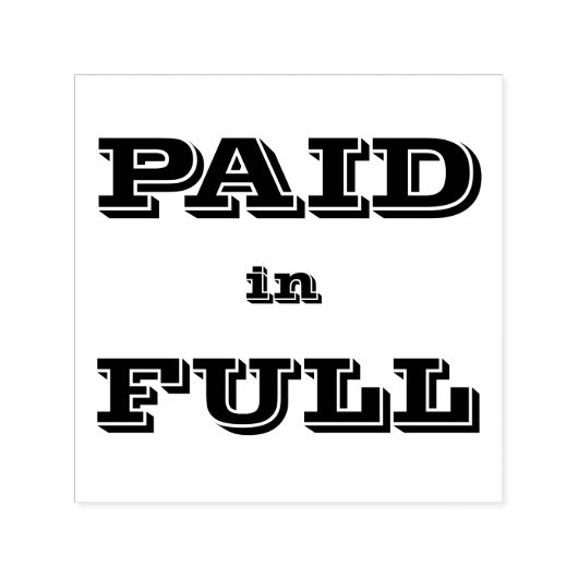 全額の印紙で支払われる セルフインキングスタンプ (デザイン)