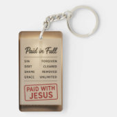 全額を支払う キーホルダー (裏面)