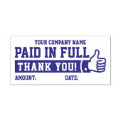 全額払い!会社名パーソナライズされた セルフインキングスタンプ (デザイン)