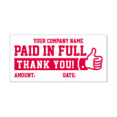 全額払い！会社名パーソナライズされた セルフインキングスタンプ (デザイン)