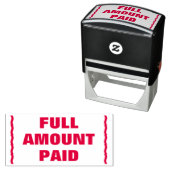 「全額支払い」ゴム印 セルフインキングスタンプ (インサイチュ)