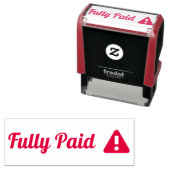「全額支払い」ゴム印 セルフインキングスタンプ (インサイチュ)