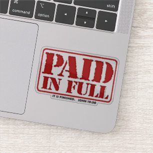 全額支払い シール