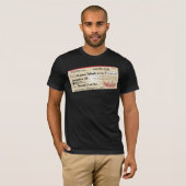 全額支払われるイエス・キリストの点検によって救われて Tシャツ (正面フル)