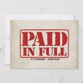 全額支払済み カード (正面)