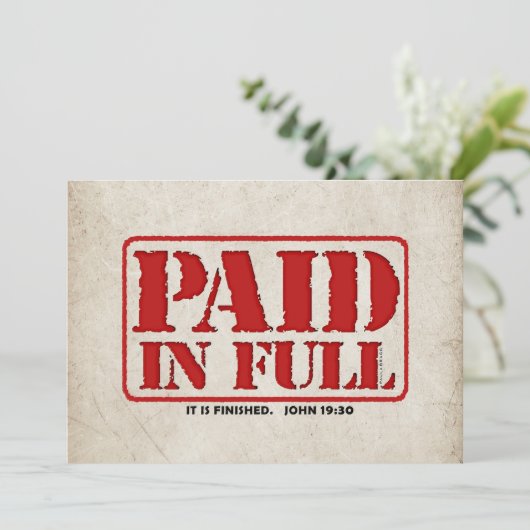 全額支払済み カード (スタンド正面)