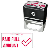 「全額支払済」ゴム印 セルフインキングスタンプ (インサイチュ)