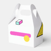 全額管状80の誕生日パーティー フェイバーボックス (裏面サイド)