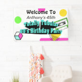 全額管状80の誕生日パーティー 横断幕 (インサイチュ)