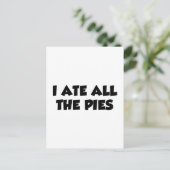 全食べてのパイ ポストカード (スタンド正面)