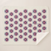 全50アメリカ州愛国者 シェルパブランケット (正面(横))