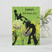 全80年代のレトロパーティの招待状 招待状 (スタンド正面)