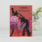 全80年代のレトロパーティの招待状 招待状 (スタンド正面)