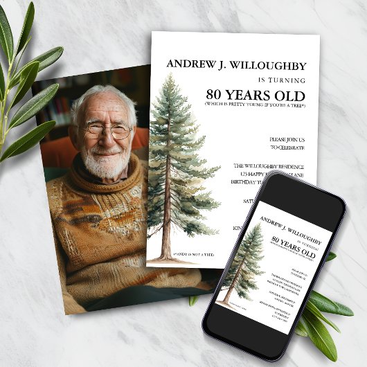 八おもしろい十誕生日 招待状