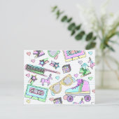 八すごい十素晴らし位着色スタイル ポストカード (スタンド正面)