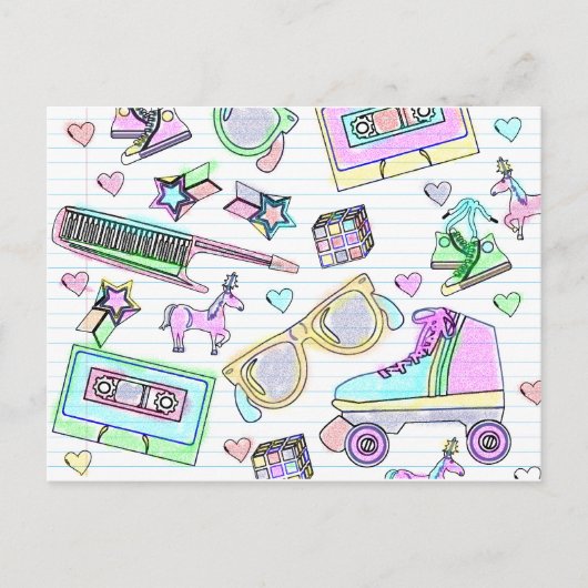 八すごい十素晴らし位着色スタイル ポストカード (正面)