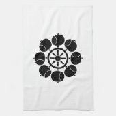 八つ水車 キッチンタオル (縦)