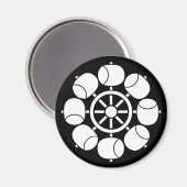 八つ水車 マグネット (正面/裏面)