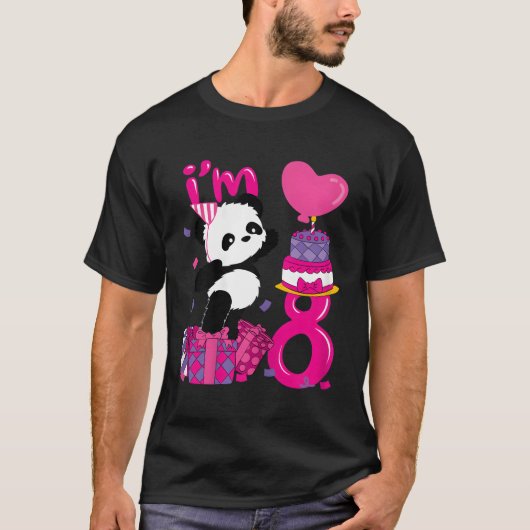 八パンダ Tシャツ (正面)