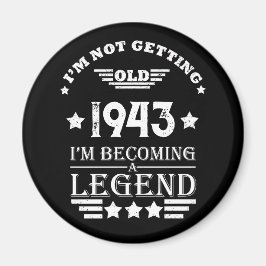 八パーソナライズされた十ヴィンテージ80歳 マグネット