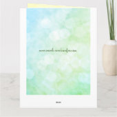 八パーソナライズされた十誕生日 カード (裏面)