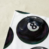 八プ絵を描ロボール ビーチタオル (インサイチュ)