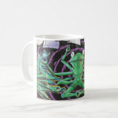 八リラックス腕のカエル コーヒーマグカップ (正面左)