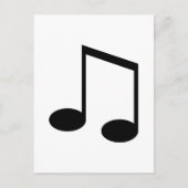 八分音符 ポストカード (正面)