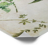 八勉強の野生の花 ポスター (角)